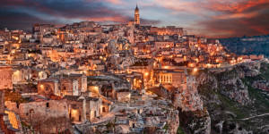 Matera, Basilicata, Italy: landscape of the old town